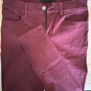 Express Burgundy Jegging